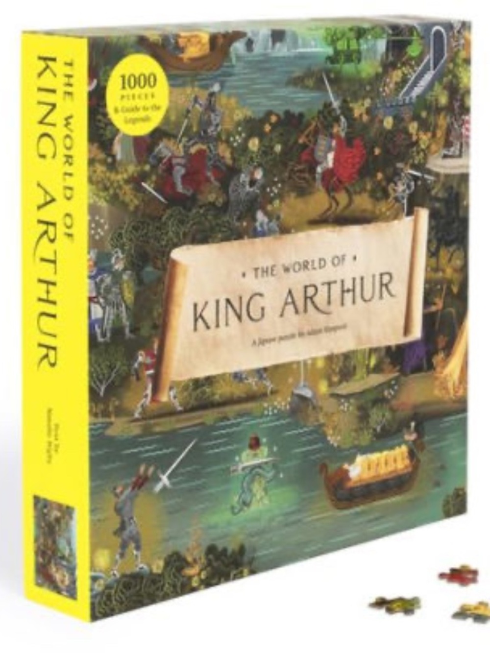 EUC. King Arthur Jigsaw Puzzle [Lawrence King] 1000 Pieces | Holy Grail Quest +